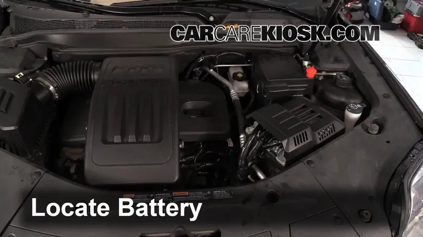 2011 GMC Terrain SLT 2.4L 4 Cyl. Battery Replace